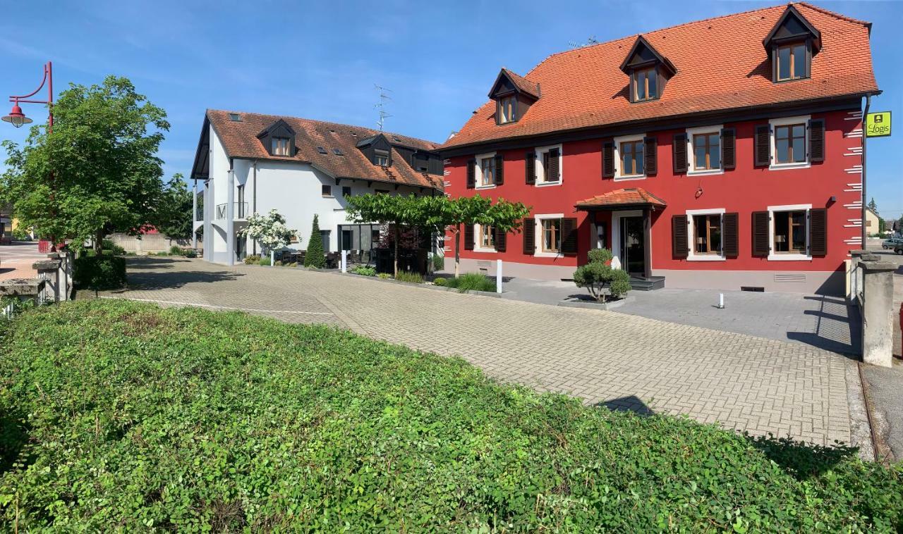 Logis Hotel Restaurant Au Lion Rouge บาร์เทินไฮม์ ภายนอก รูปภาพ